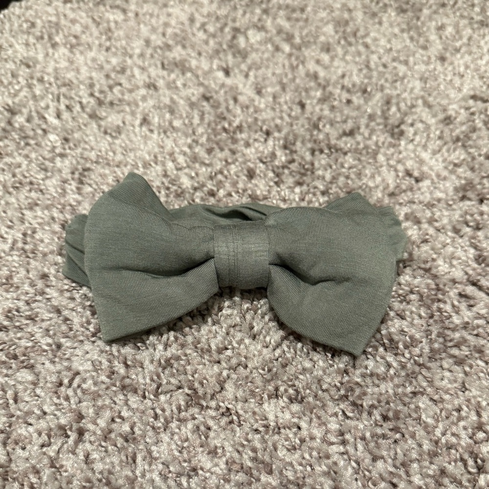 Little Sleepies Bow- Green